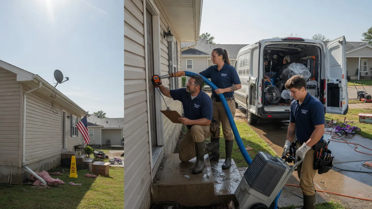 Ceiling Water Damage Restoration in Stuart, VA near me